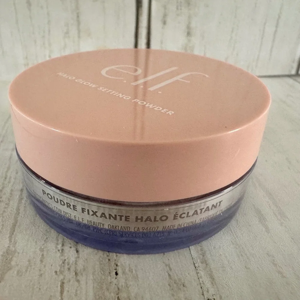 ELF Halo Glow Setting Powder and Always Rosy Primer-Infused Matte Blush Bundle